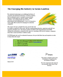 The Emerging Bio Industry in Sarnia Lambton Report