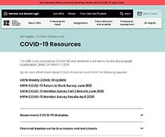 Human Resources Professionals Association of Canada COVID-19 resource page