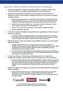 Liste de contrôle de rétention pour les employeurs PDF